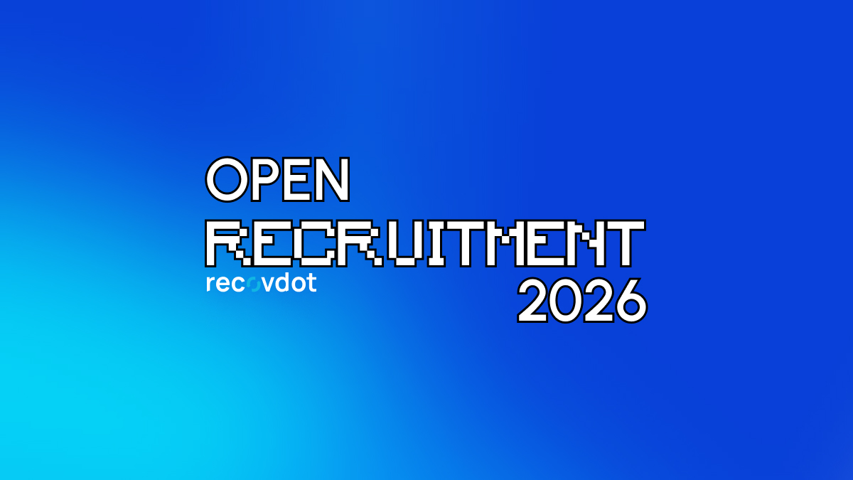 recovdot is Now Open Recruitment 2026! 😱
