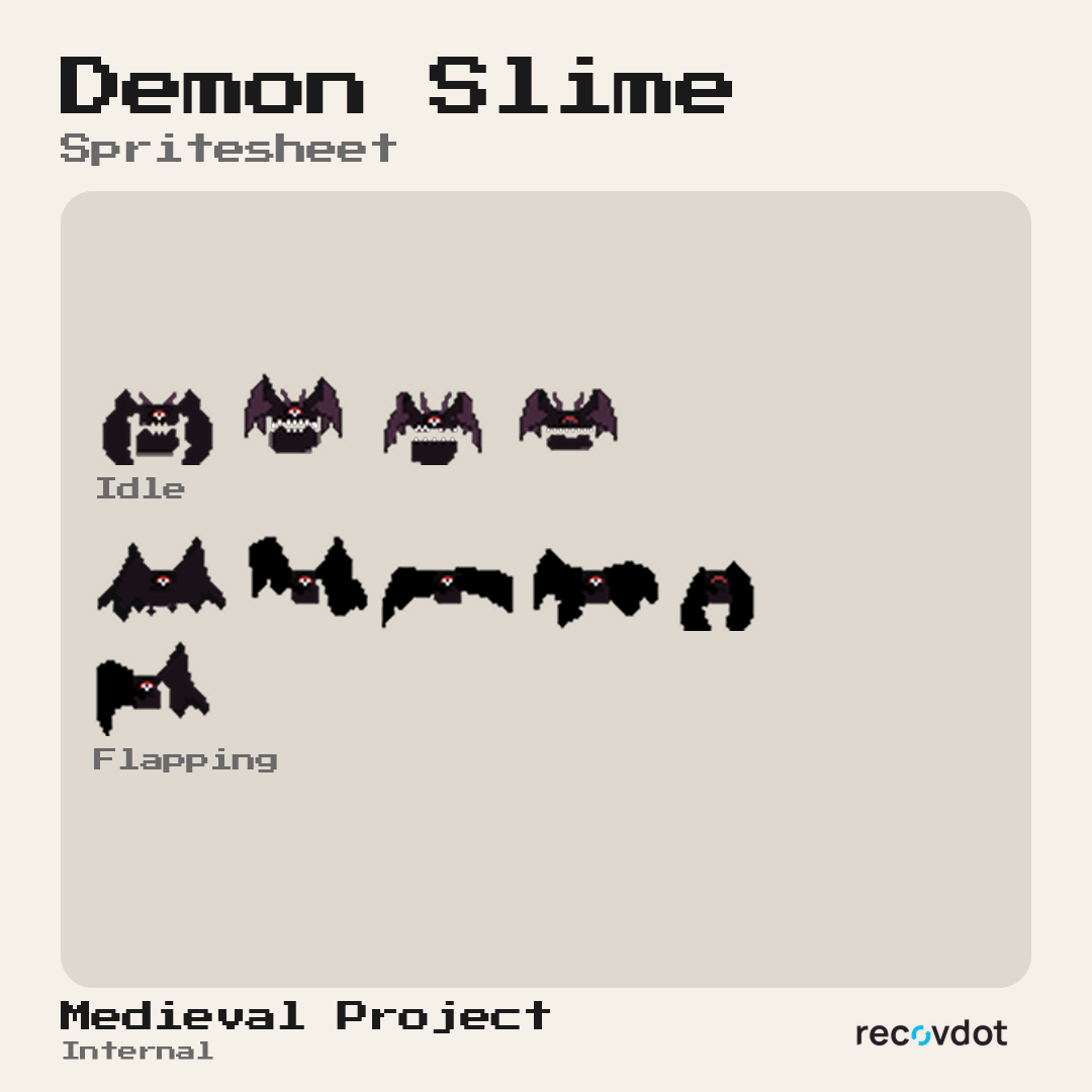 Demon Slime Sprite Sheet