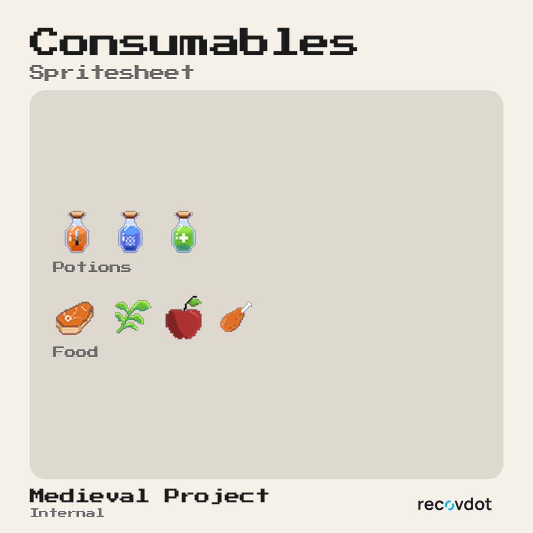 Consumables Sprite Sheet