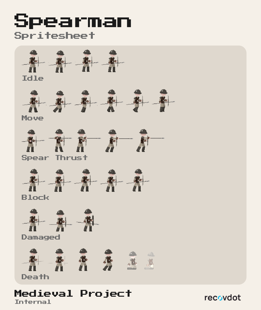 Spearman Sprite Sheet