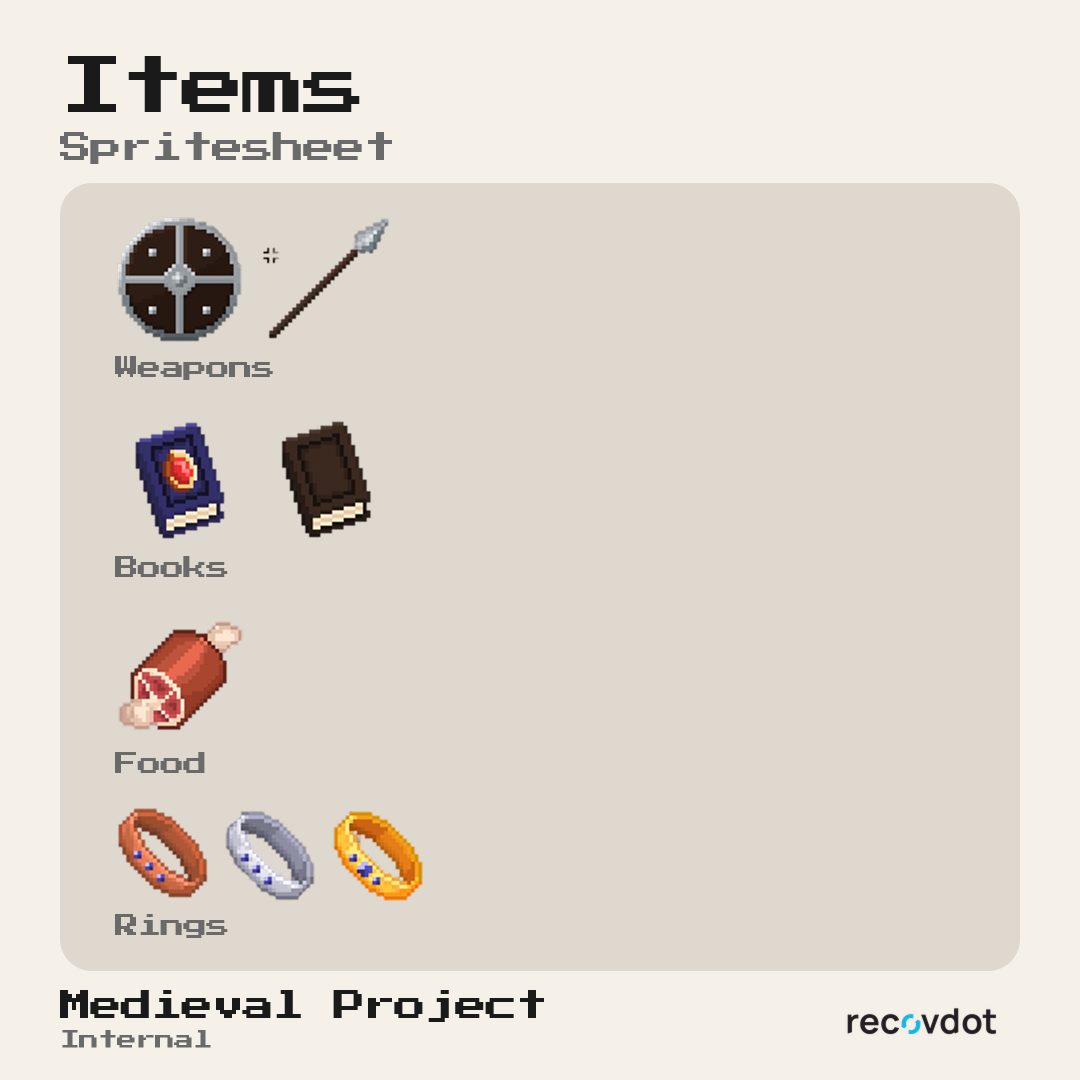 Items Sprite Sheet